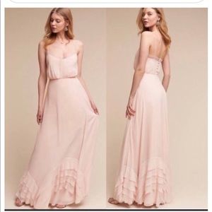 BHLDN Blush Pink Wedding Dress